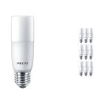 Multipack 10x Philips Corepro LED E27 Tubular Stick Dépolie 9.5W 1050lm - 840 Blanc Froid | Équivalent 75W