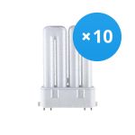 Multipack 10x Osram Dulux F 24W 830 | Blanc Chaud - 4-Pins