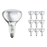 Multipack 10x Philips R125 IR 375W E27 230-250V Claire