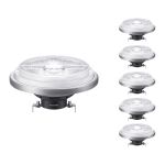 Multipack 6x Philips MASTER LED Spot G53 AR111 10.8W 600lm 40D - 927 Blanc Très Chaud | Meilleur rendu des couleurs - Dimmable - Équivalent 50W