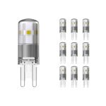 Multipack 10x Noxion Bolt LED Capsule G9 1.9W 200lm - 827 Blanc Très Chaud | Équivalent 20W