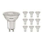 Multipack 10x Noxion PerfectColor Spot LED GU10 PAR16 4W 345lm 36D - 940 Blanc Froid | Meilleur rendu des couleurs - Dimmable - Équivalent 50W