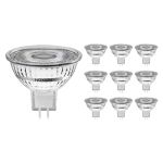 Multipack 10x Noxion Spot LED GU5.3 MR16 4.4W 345lm 60D - 827 Blanc Très Chaud | Dimmable - Équivalent 35W