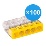 Multipack 100x Wago 2273-205  Connecteur| 5 Câble Connexion