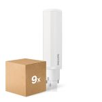 Multipack 9x Philips CorePro PL-C LED 6.9W 770lm - 840 Blanc Froid | 2-Pins - Équivalent 18W