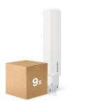 Multipack 9x Philips CorePro PL-C LED 8.9W 1100lm - 840 Blanc Froid | 2-Pins - Équivalent 26W