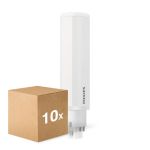 Multipack 10x Philips CorePro PL-C LED 9.5W 1100lm - 840 Blanc Froid | 4-Pins - Équivalent 26W