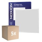 Multipack 5x Noxion Panneau LED Ecowhite V4.0 28W 3400lm - 865 Lumière Du Jour | 60x60cm - Philips driver