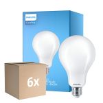 Multipack 6x Philips Corepro LED Ampoule E27 Poire Dépolie 23W 3452lm - 840 Blanc Froid | Équivalent 200W