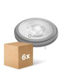 Multipack 6x Ledvance Spot LED G53 AR111 11.7W 800lm 40D - 930 Blanc Chaud | Meilleur rendu des couleurs - Dimmable - Équivalent 75W