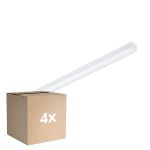 Multipack 4x Philips Réglette LED CoreLine Blanc 25W/37W 3500lm/5200lm - 830-840 CCT| 150cm - Équivalent 2x58W