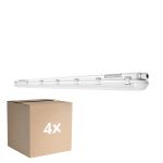 Multipack 4x Ledvance Réglette LED Étanche Imperméable 58W 8000lm - 840 Blanc Froid | 150cm