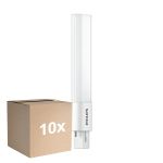 Multipack 10x Philips CorePro PL-S LED 5W - 830 Blanc Chaud | 2-Pins - Équivalent 11W