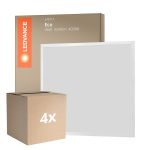 Multipack 4x Ledvance Panneau LED Eco 36W 3600lm - 840 Blanc Froid | 60x60cm - UGR <22