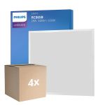 Multipack 4x Philips Panneau LED Ledinaire RC065B 28W 3400lm - 865 Lumière Du Jour | 60x60cm - UGR <19