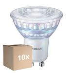 Multipack 10x Philips MASTER Value Spot LED GU10 PAR16 5.5W 575lm 36D - 927 Blanc Très Chaud | Meilleur Rendu Des Couleurs - Dimmable - Équivalent 80W
