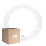 Multipack 4x Ledvance Tube LED T9 Value Circulaire (EM/Direct 230V) 11W 1320lm - 840 Blanc Froid | Équivalent 22W