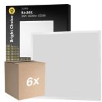 Multipack 6x Bright Choice Panneau LED Backlit 36W 3600lm - 865 Lumière Du Jour | 60x60cm - UGR <22