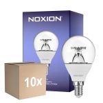 Multipack 10x Noxion LED E14 Boule 5W 470lm - 922 - 927 Dim to Warm| Meilleur Rendu Des Couleurs - Dimmable - Équivalent 40W