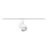 SLV Spot Sur Rail Enola C Rail Monophasé Aluminium Blanc Rond 11W 1040lm 55D - 830 Blanc Chaud