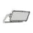 Ledvance Projecteur LED Max Radial 10 Aluminium Gris 600W 86000lm 180d - 830 Blanc Chaud | IP66 - Symétrique