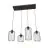 Emibig Suspension Luminaire Vander Acier Noir | Convient pour 4x E27 - Max 15W