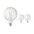 Multipack 3x Calex Smart Tuya Wifi E27 Globe Filament 7.5W 1055lm - 818-830 Variable Blanc | Dimmable - Équivalent 75W 