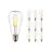 Multipack 10x Noxion Lucent LED E27 Poire Filament Claire 4W 470lm - 827 Blanc Très Chaud | Équivalent 40W
