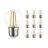 Multipack 10x Noxion Lucent Lustre LED E27 Boule Filament Claire 2.5W 250lm - 827 Blanc Très Chaud - Équivalent 25W