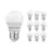 Multipack 10x Noxion Lucent Lustre LED E27 Boule Dépolie 2.5W 250lm - 827 Blanc Très Chaud | Équivalent 25W