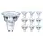 Multipack 10x Philips Corepro LED Spot GU10 PAR16 4.9W 460lm 36D - 830 Blanc Chaud | Équivalent 65W