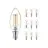 Multipack 10x Philips MASTER Value LED Bougie E14 Filament Claire 3.4W 470lm - 927 | Meilleur rendu des couleurs - Dimmable – Équivalent 40W