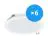 Multipack 6x Philips Downlight LED DN065B Métal Blanc 19W 2000lm 110D - 830 Blanc Chaud | 225mm - Diamètre 200mm - IP20