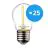 Multipack 25x Noxion Lucent LED E27 Boule Filament Claire 1.4W 136LM - 827 Blanc Très Chaud | Équivalent 15W