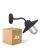 Multipack 4x D'Lite Applique Murale Ember Noir | IP54 - Convient pour 1x E27