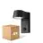 Multipack 4x D'Lite Applique Murale Lira Noir 7W 600lm 830 Blanc Chaud | IP54 - Détecteur De Mouvement