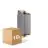 Multipack 10x Nordlux Nico Applique Murale Aluminium Anthracite Up & Down | IP54 - Convient pour 2x GU10
