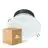 Multipack 4x Philips Downlight LED Coreline DN142B Aluminium Blanc 19.2W 2300lm 60D - 830 Blanc Chaud | Diamètre 200mm - IP20 - Blanc Réflecteur
