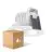 Multipack 4x Ledvance Spot LED Adjust Aluminium Blanc 8W 720lm 36D - 940 Blanc Froid | Diamètre 68mm - IP20 - Meilleur rendu des couleurs - Dimmable