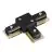 Bright Choice Rail Monophasé Rail T-Connecteur Noir