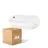 Multipack 4x  Philips LED Sécurité Coreline BWC110 Blanc 9W 900lm - 830 Blanc Chaud | 242x110mm - IP54 - Détecteur De Lumière
