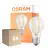 Multipack 6x Osram LED Superstar E27 Poire Filament Claire 7.5W 1055lm - 940 Blanc Froid | Meilleur Rendu Des Couleurs - Dimmable - Équivalent 75W