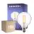 Multipack 10x Noxion Lucent Filament LED E27 Globe Claire 7W 806lm - 827 Blanc Très Chaud | Dimmable - Équivalent 60W