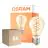 Multipack 6x Osram Vintage 1906 LED Classic Slim E27 Poire Filament Dorée 8W 806lm - 922 Blanc Très Chaud | Meilleur Rendu Des Couleurs - Dimmable - Équivalent 60W