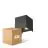 Multipack 4x D'Lite Applique Murale Elingen Aluminium Noir Up & Down 4.9W 480lm - 830 Blanc Chaud | IP65 - Détecteur De Lumière