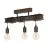Eglo Plafonnier Townshend 4 Acier Brun | IP20 - Convient pour 3x E27 