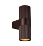 Nordlux Kyklop Applique Murale Aluminium Rouille  Up & Down | Convient pour 2x GU10