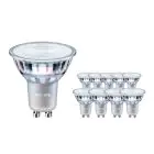 Multipack 10x Philips Corepro LED Spot GU10 PAR16 4.6W 390lm 36D - 840 Blanc Froid | Équivalent 50W