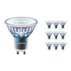 Multipack 10x Philips MASTER LED Spot ExpertColor GU10 PAR16 3.9W 265lm 36D - 927 Blanc Très Chaud | Meilleur rendu des couleurs - Dimmable - Équivalent 35W