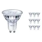 Multipack 10x Philips Corepro LED Spot GU10 PAR16 2.7W 225lm 36D - 830 Blanc Chaud | Équivalent 25W